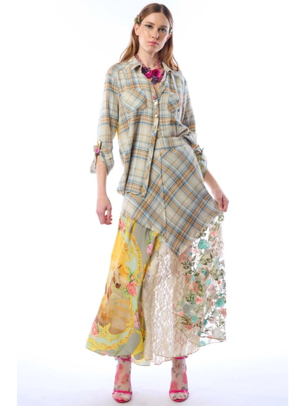 Arrata Western Babe Maxi Skirt Size Medium [Current Retail $218]